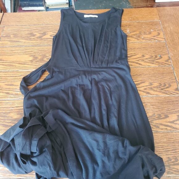 Peruvian Connection black tie waist gathered front - Picture 1 of 4